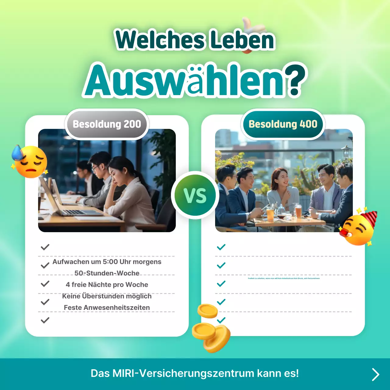 Aktion „Grüner moderner Arbeitsplatz-Lebensstil“