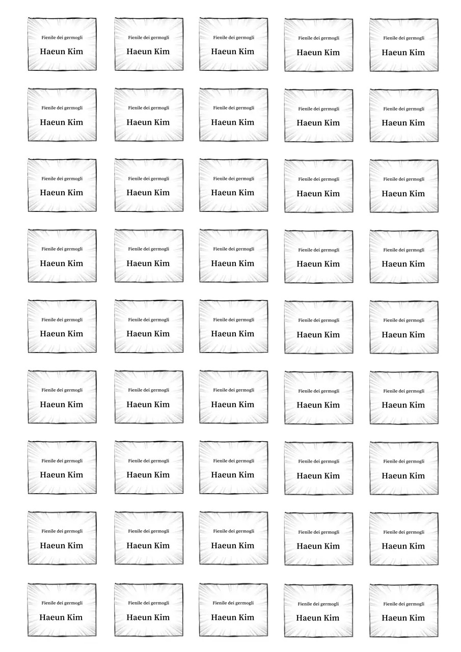 Testo adesivo di base in bianco e nero