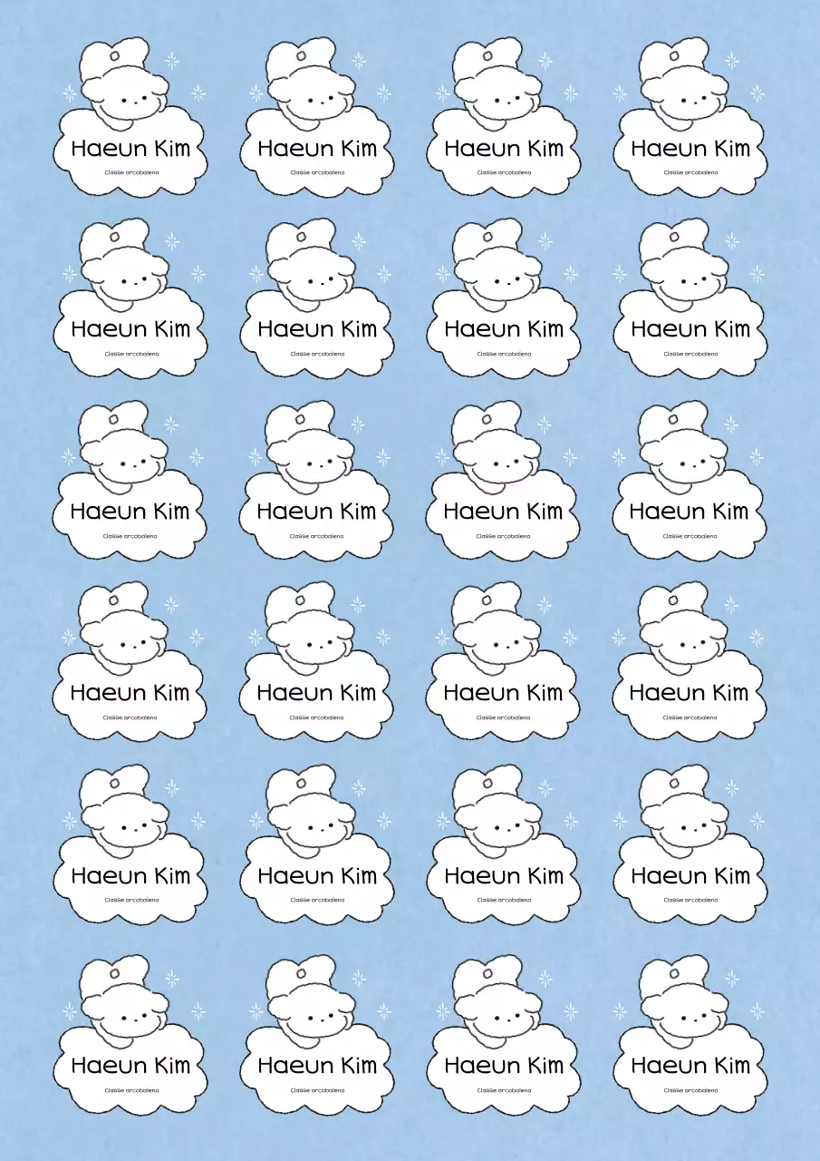 Adesivo con frase "bambino azzurro"