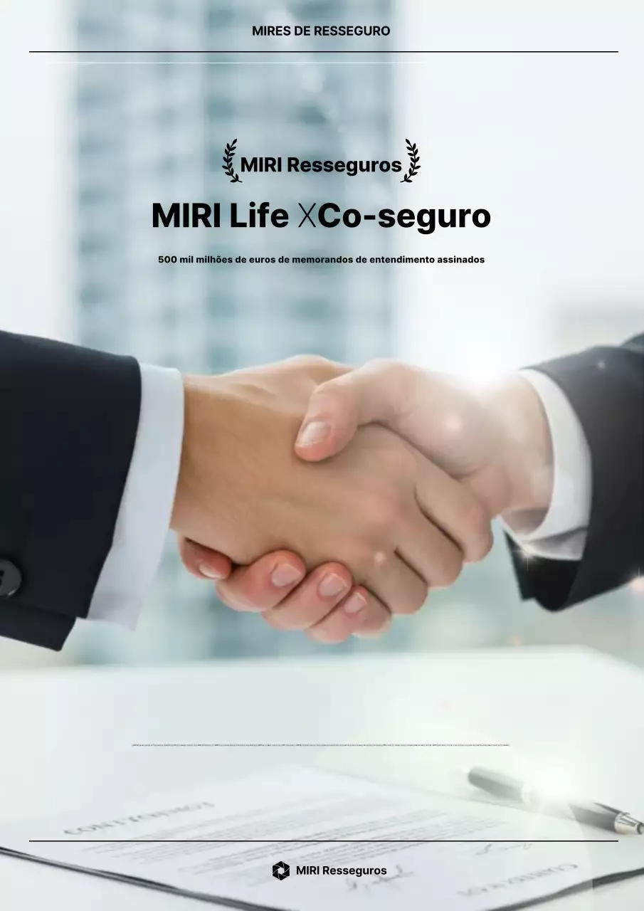Contrato de Negócios Moderno Cinza
