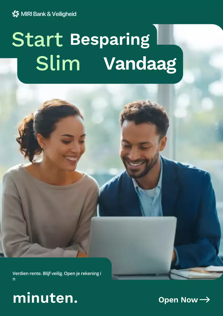 Groene, eenvoudige consumenten financiële productpromotie