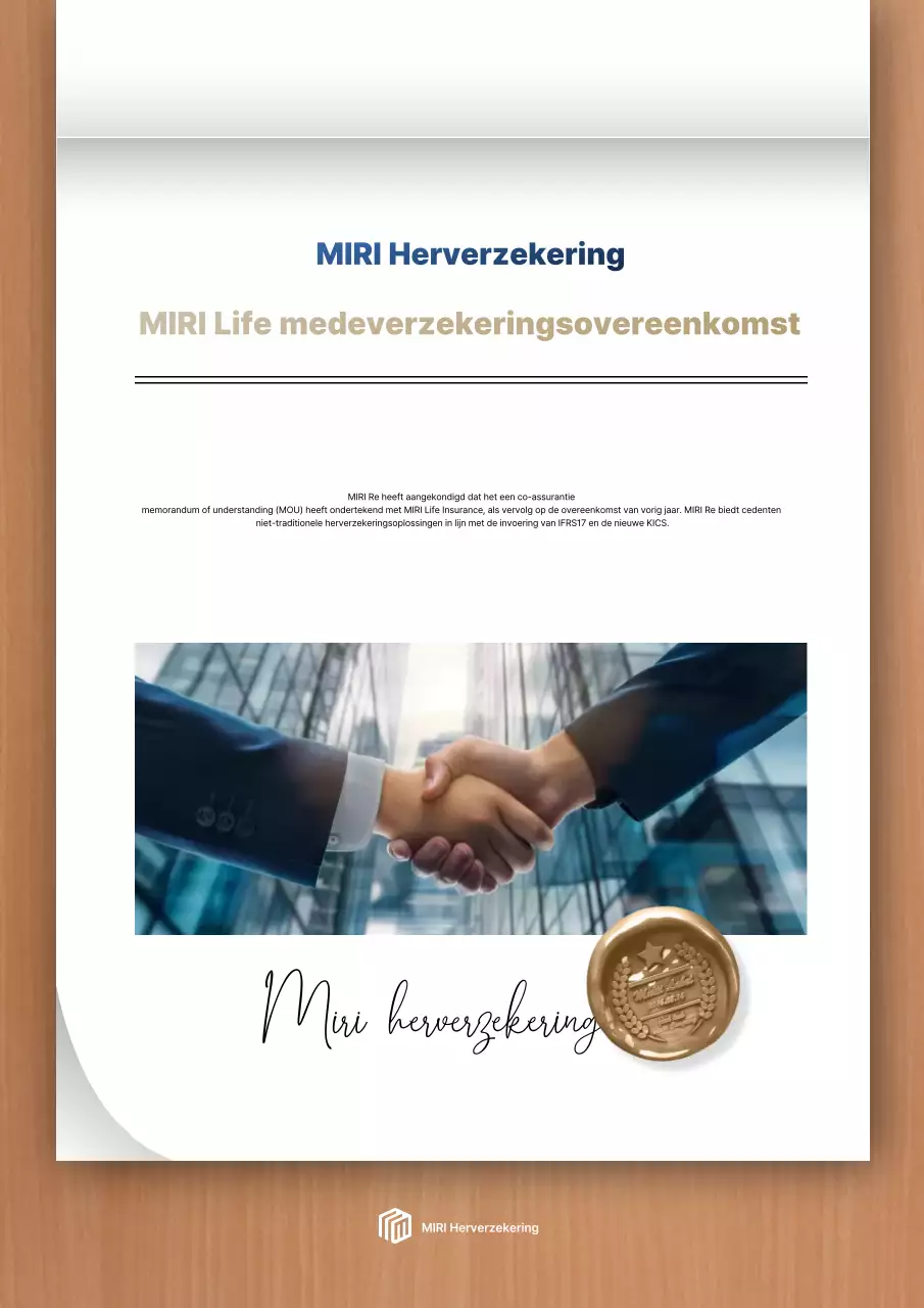 Brown Classic Verzekeringscontract