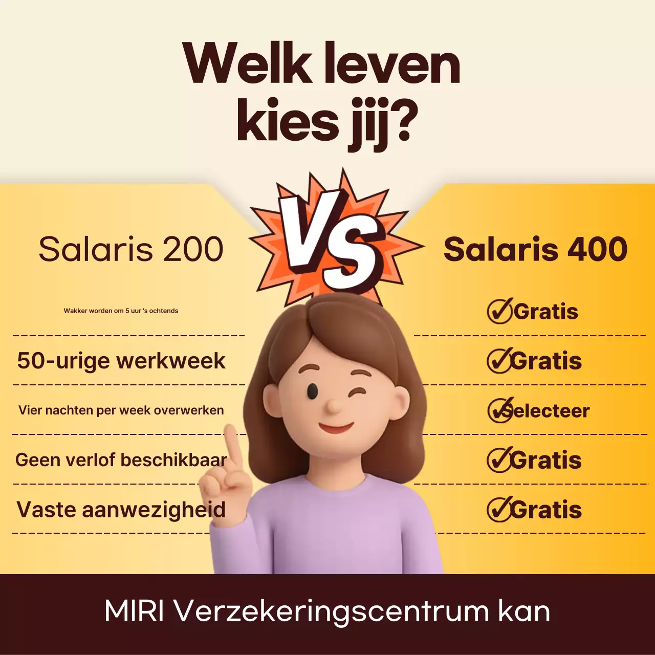 Oranje Eenvoudig Kantoorleven Promotie