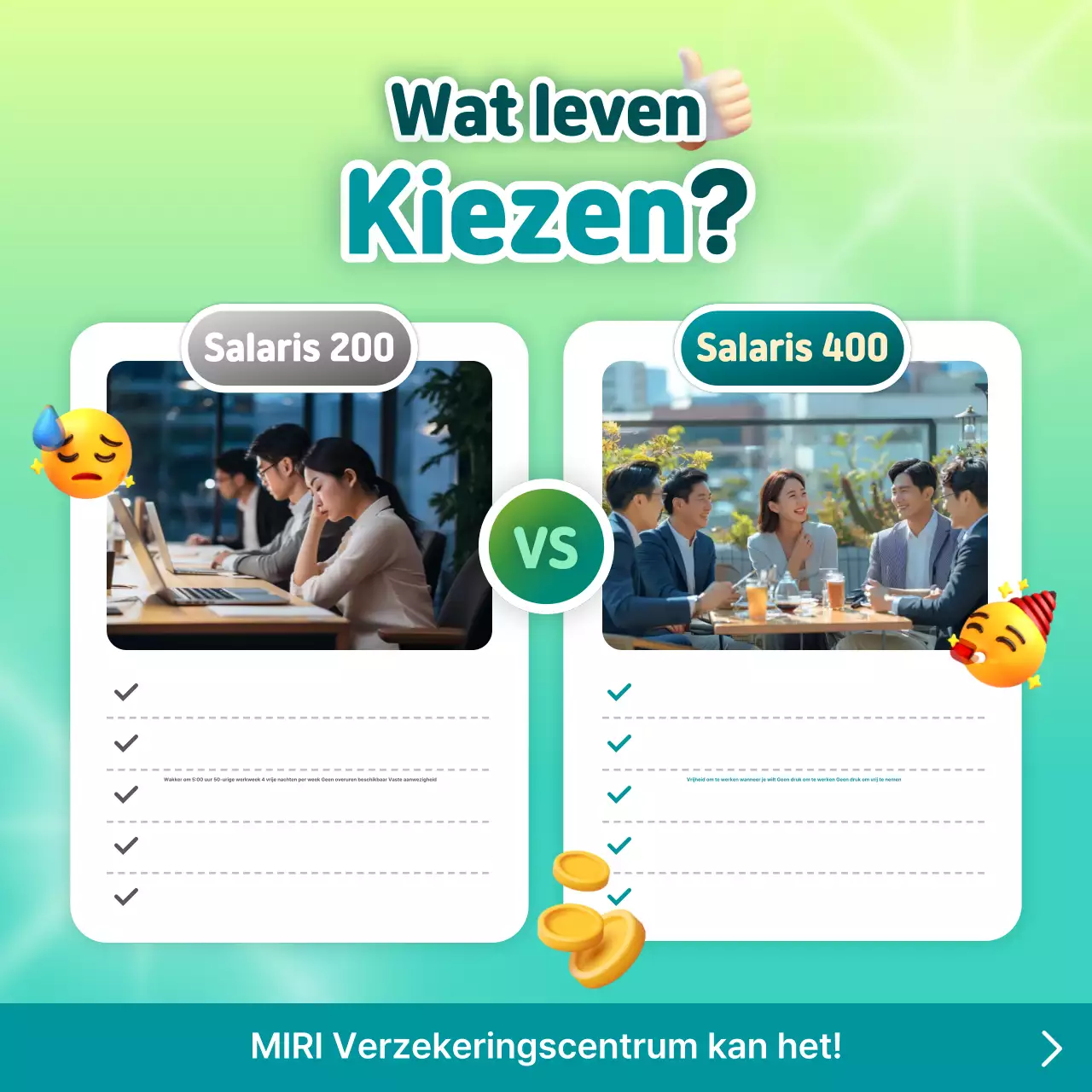 Promotie van een groene, moderne levensstijl op de werkplek