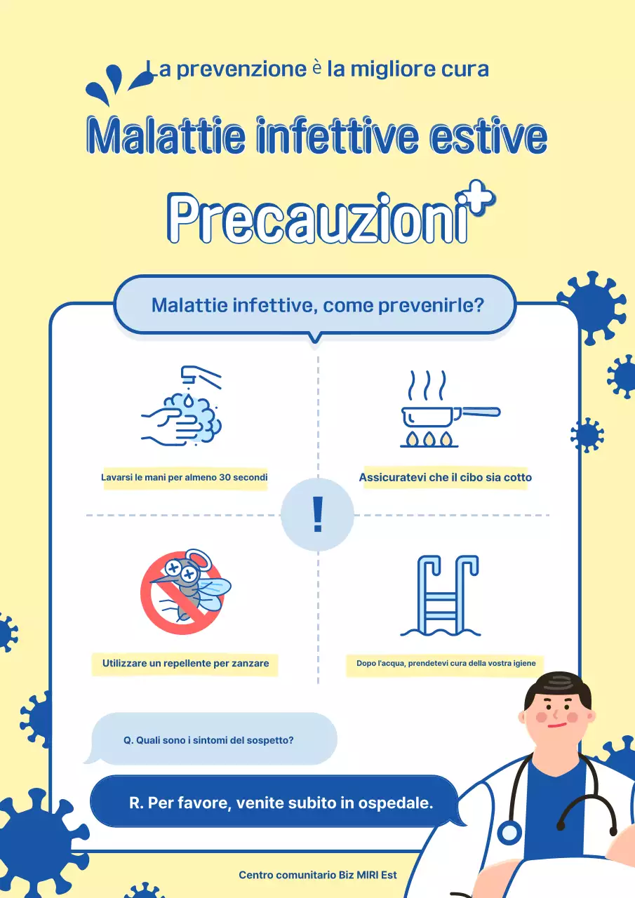 Semplici consigli gialli per la prevenzione della salute
