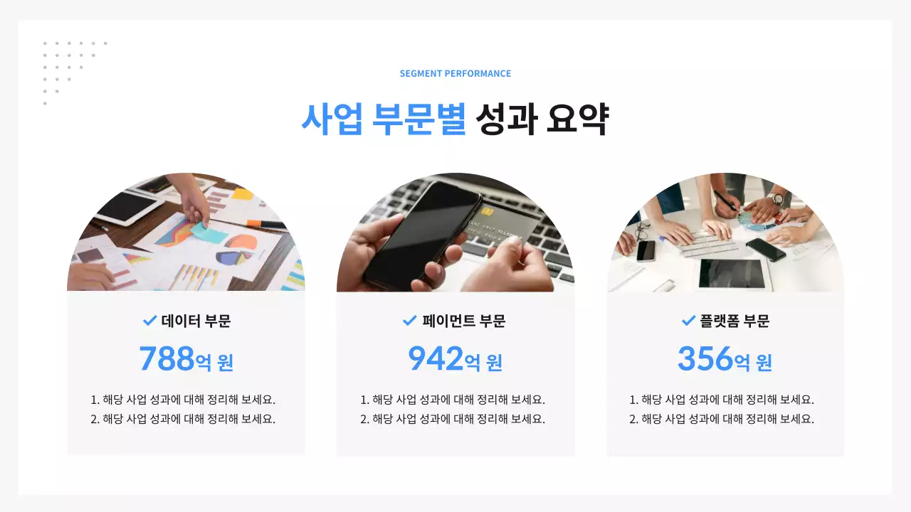 파랑 모던 기업 설명 보고서