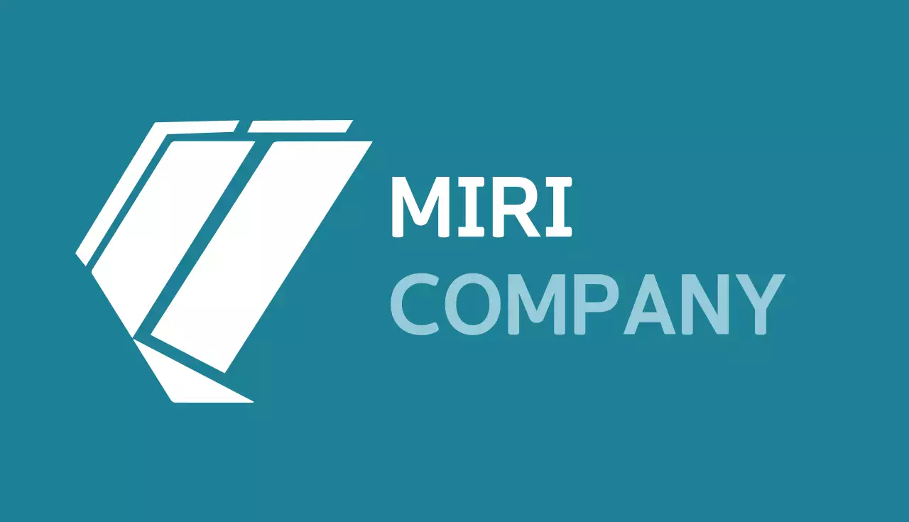 하늘색 모던 명함 문구