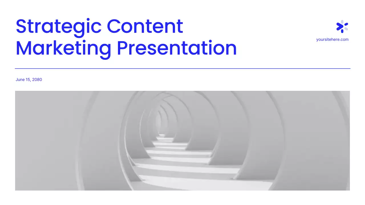 그레이 모던 마케팅 프레젠테이션