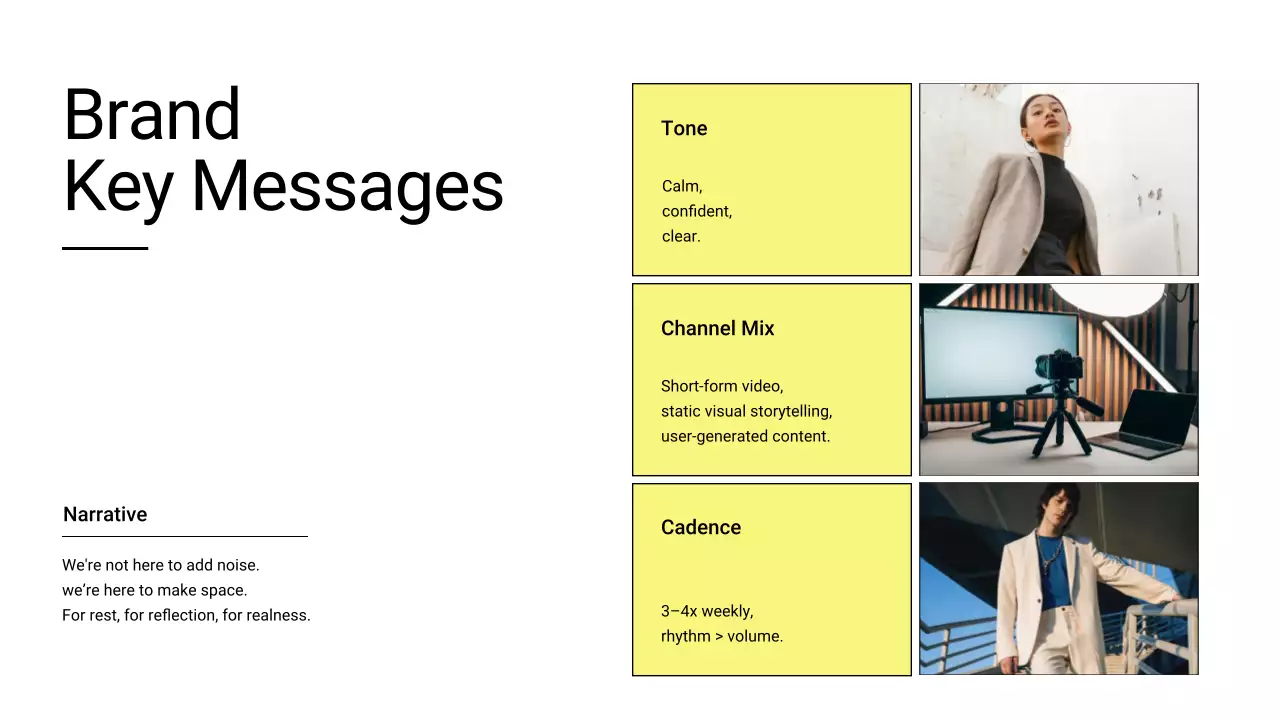 옐로우 모던 마케팅 가이드 프레젠테이션