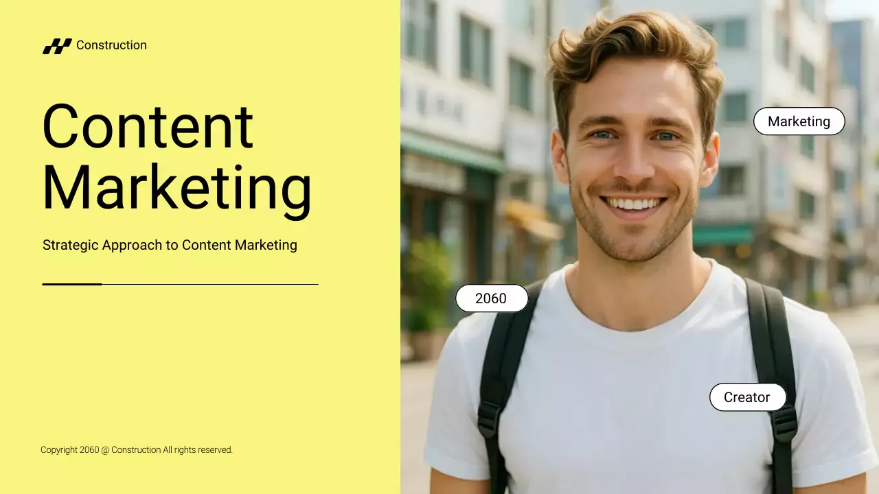 옐로우 모던 마케팅 가이드 프레젠테이션