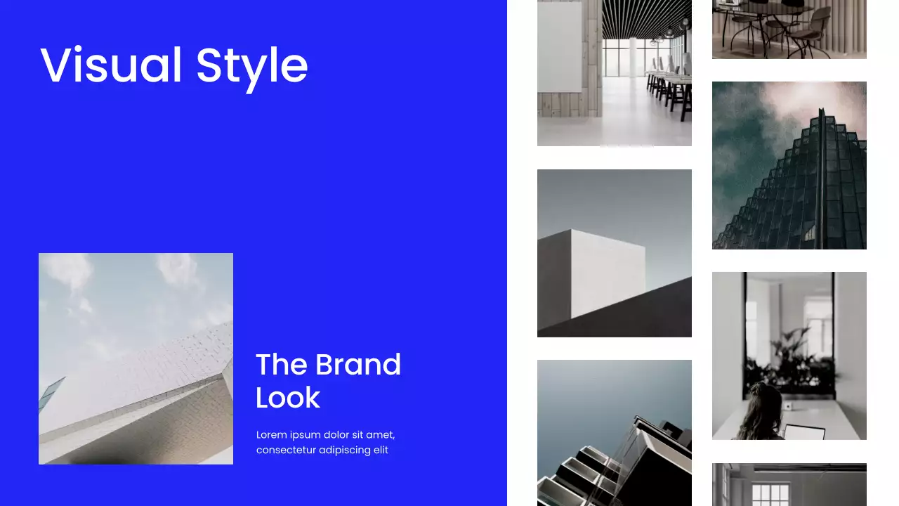 그레이 모던 마케팅 프레젠테이션