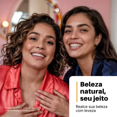 Publicação de anúncio da Coral Modern Beauty no Instagram