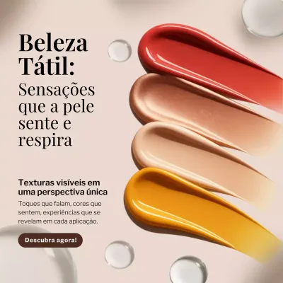 Postagem de promoção de beleza moderna bege no Instagram