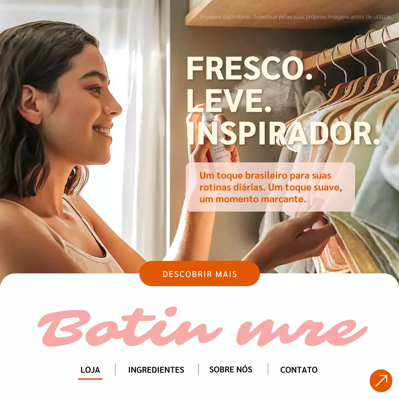 Publicação de estilo de vida moderno bege no Instagram