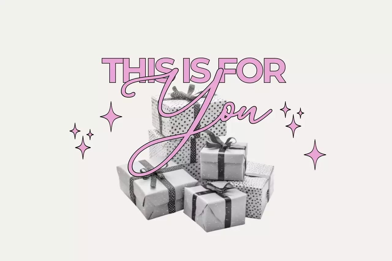 연보라 팝 선물 기념