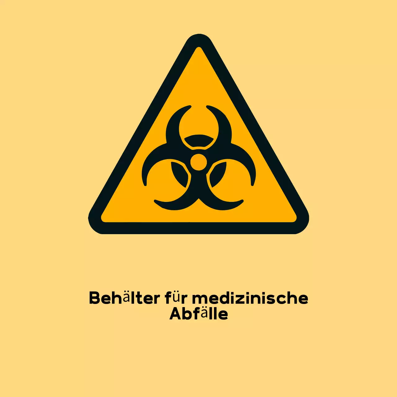 Gelbe einfache Sicherheitsrichtlinien