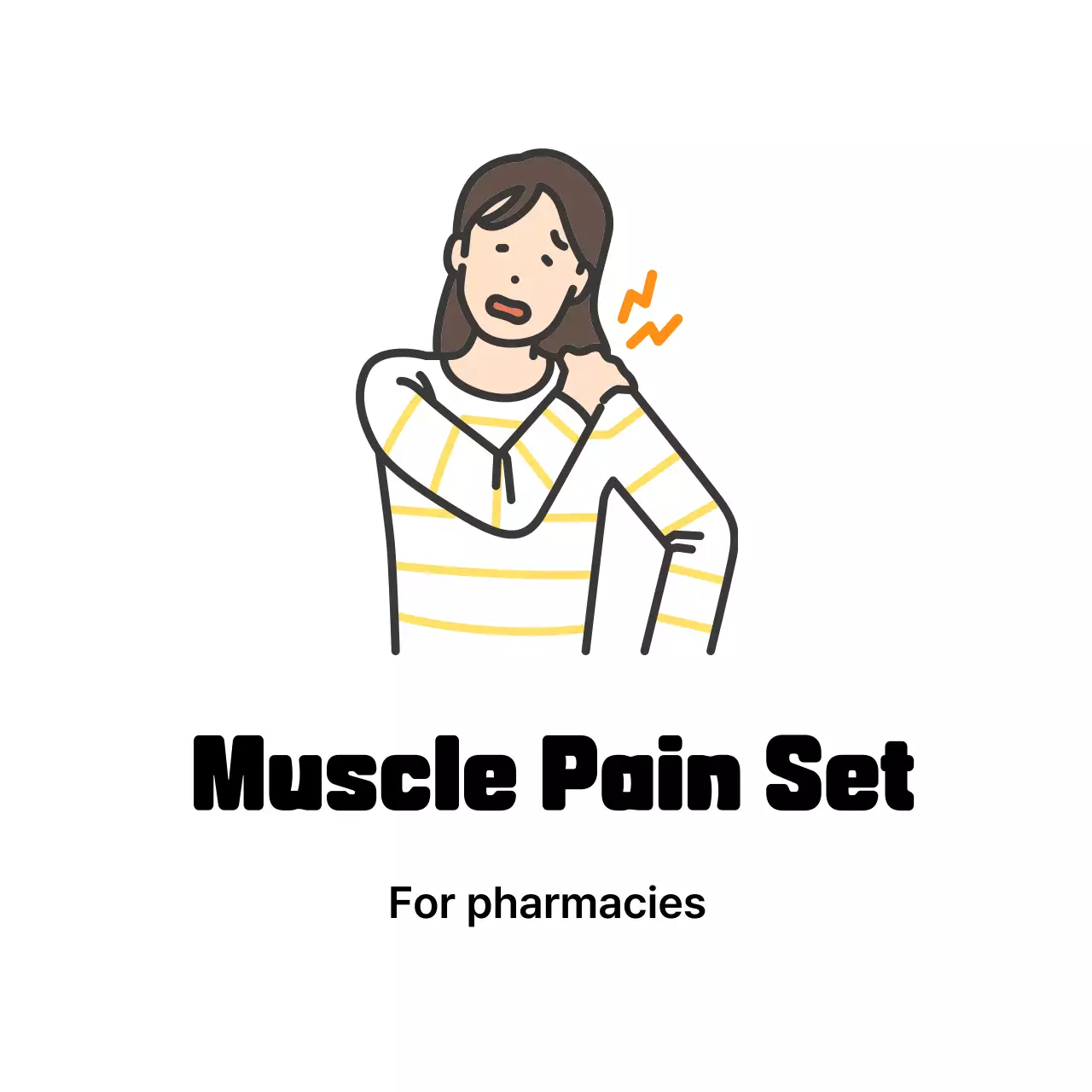 Black Simple Health Product Promotion