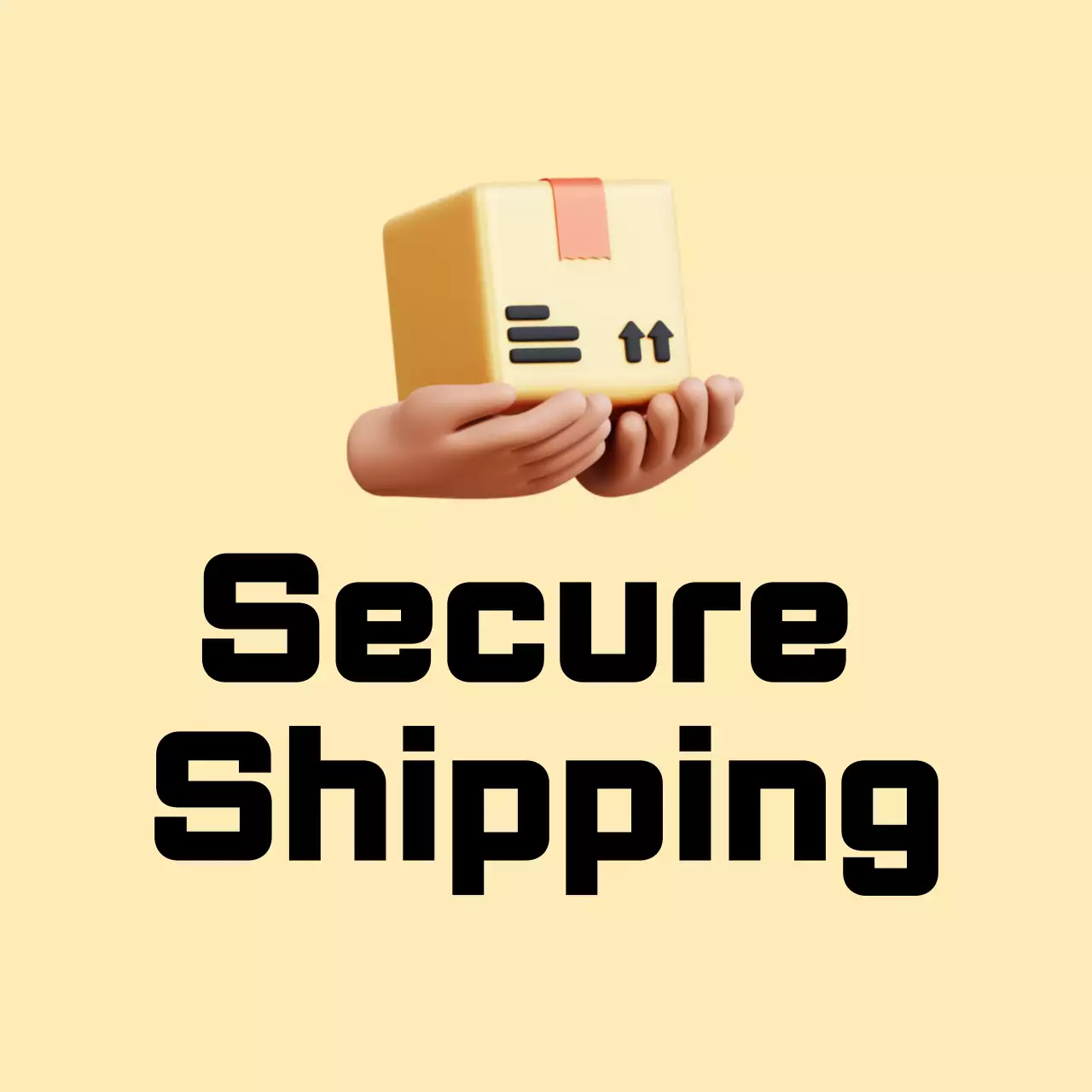 Beige Simple Delivery Information