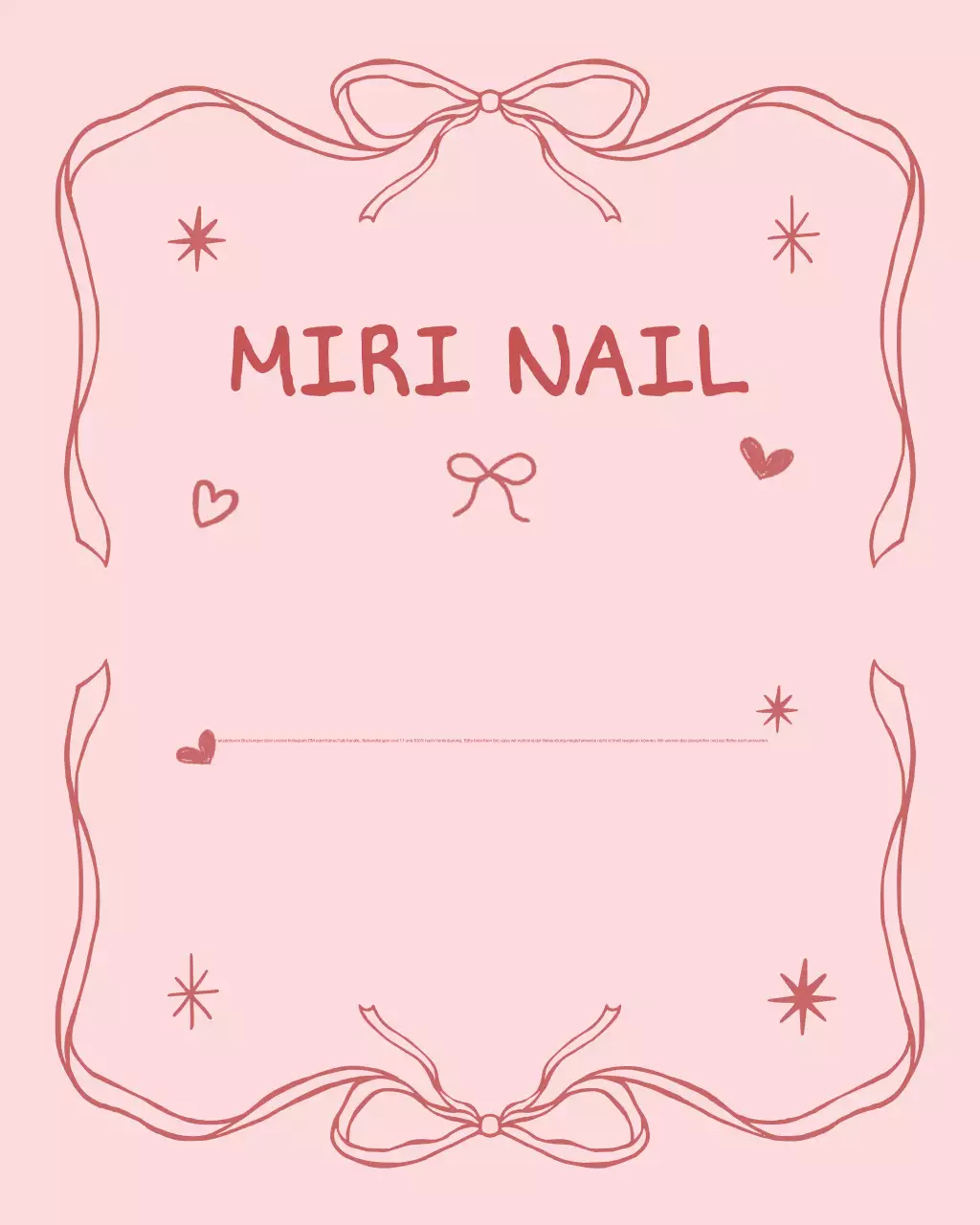 Pink Simple Nail Shop-Leitfaden