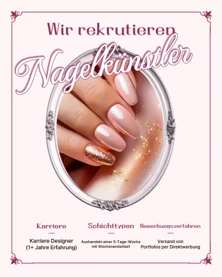 Stellenausschreibung für Pink Luxury Nail Art