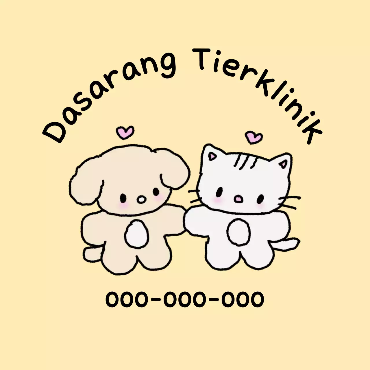 Beige Baby Animal Hospital Aktion