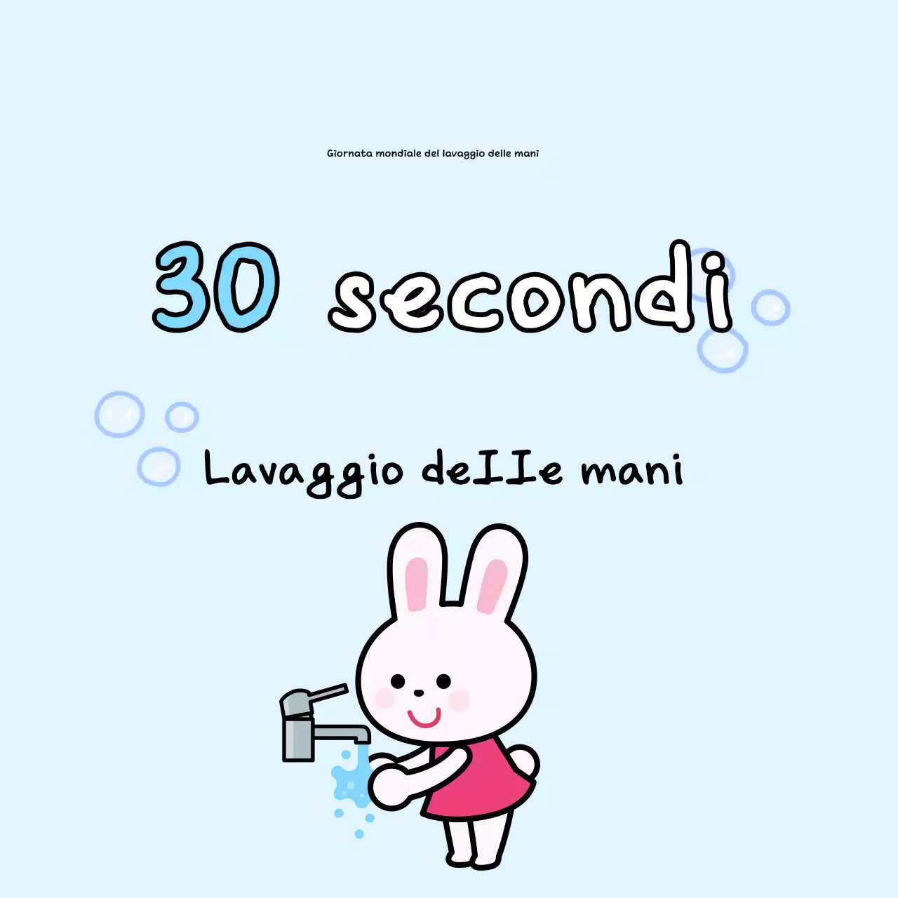 Campagna per l'igiene del bambino Sky Blue