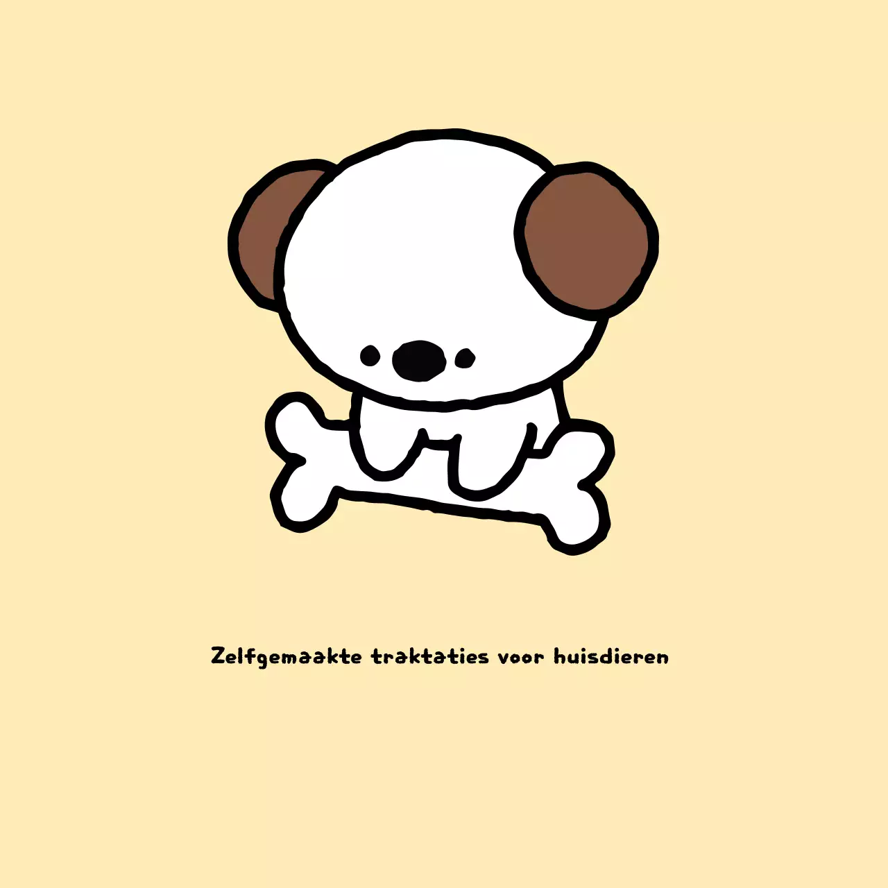 Beige Baby Pet Treat-actie