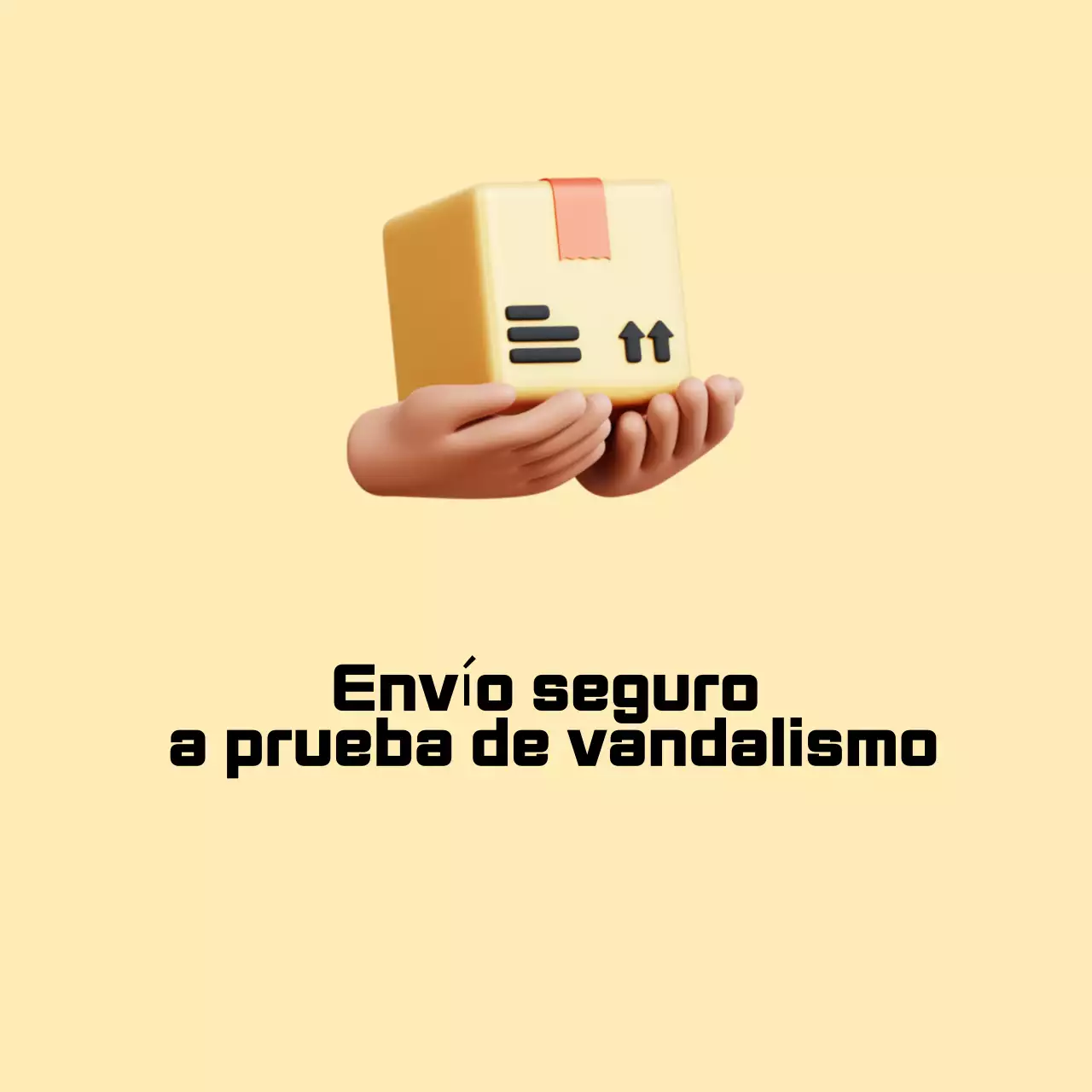 Información de entrega de Beige Simple