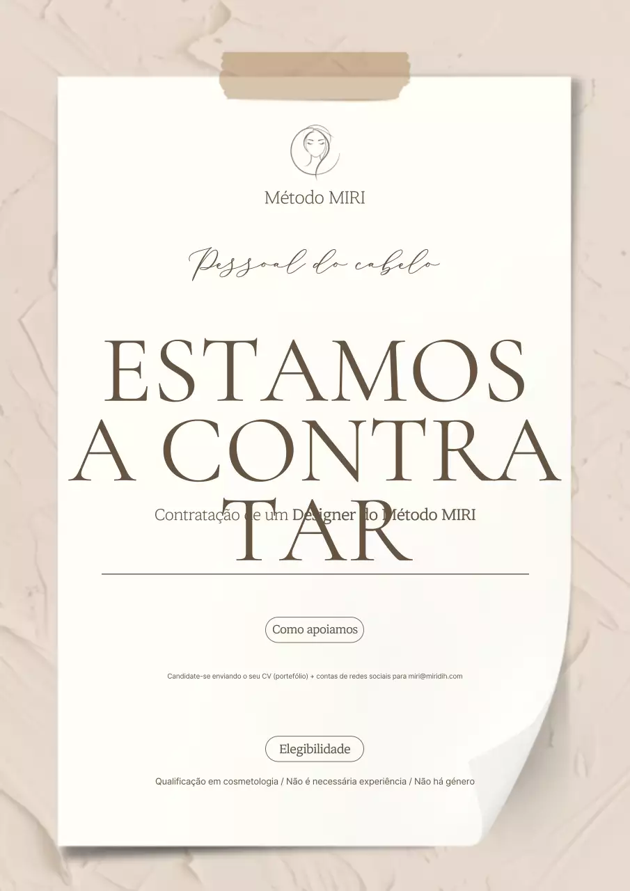 Recrutamento Simples Bege Recrutamento