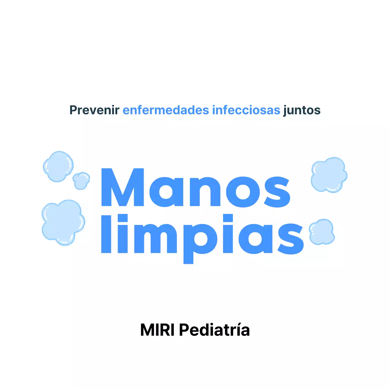 Campaña de higiene Blue Clean