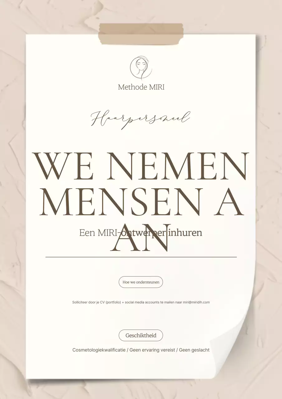 Beige Simple Recruitment Recruitment