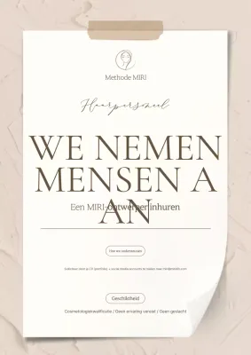 Beige Simple Recruitment Recruitment