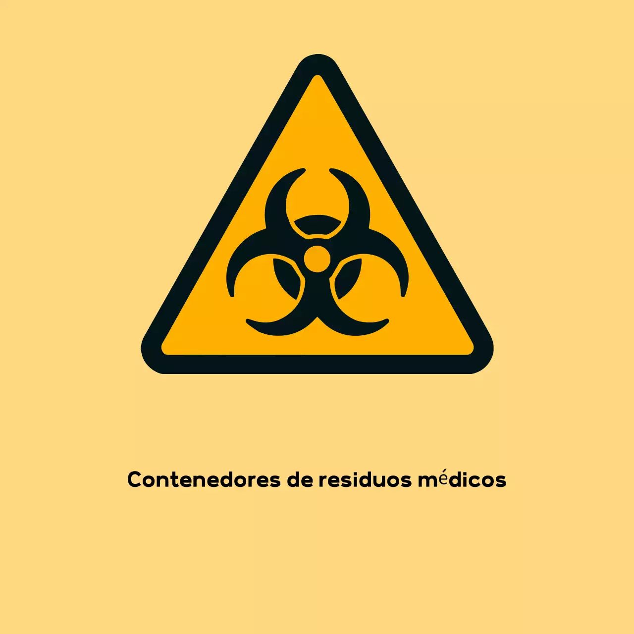 Pautas de seguridad sencillas amarillas