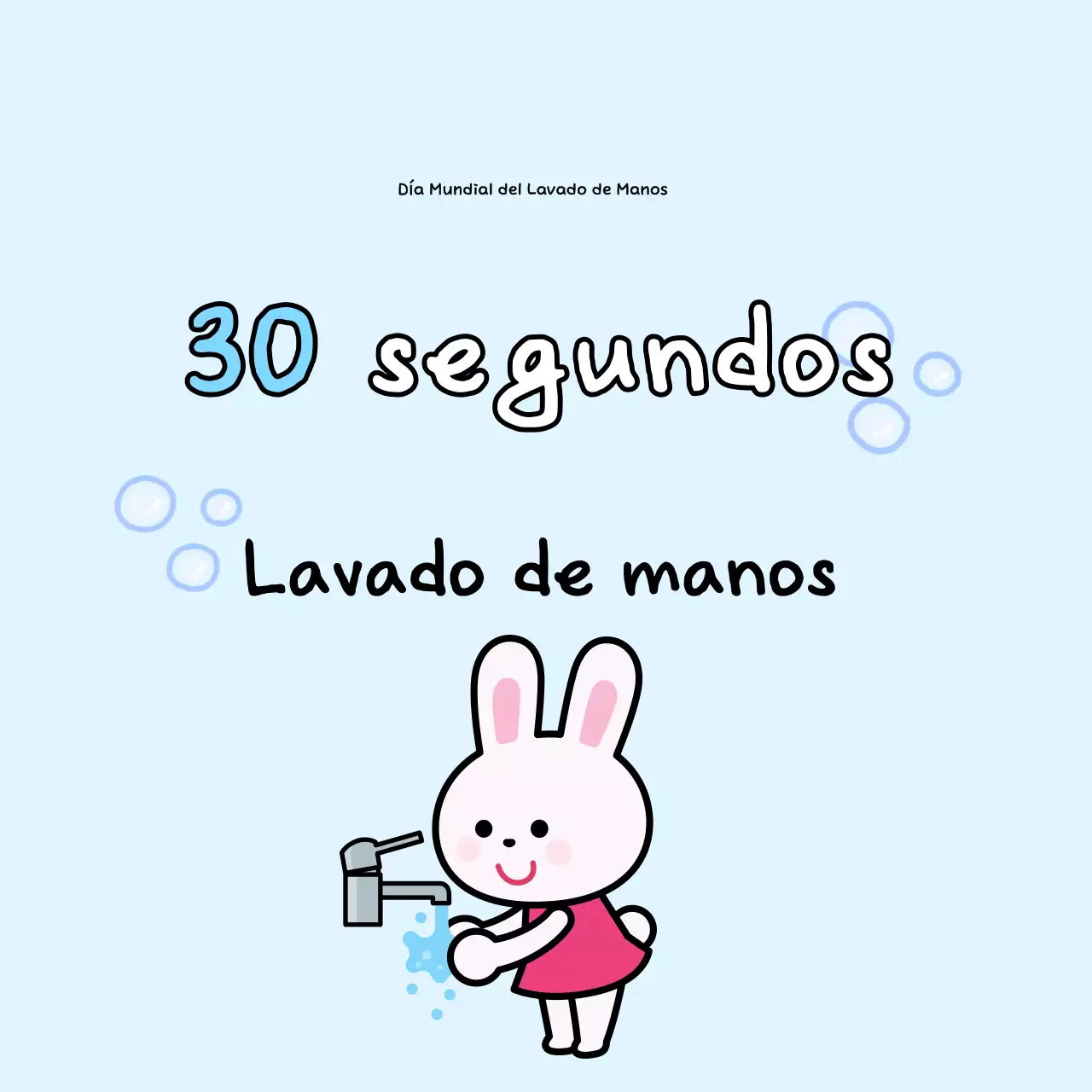 Campaña de higiene infantil Sky Blue