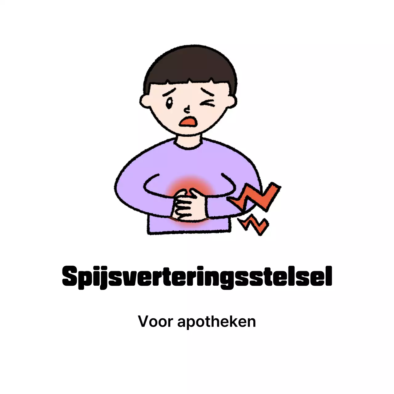 Zwarte basis Digestive advertentie