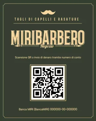 Guida ai pagamenti del barbiere vintage Khaki