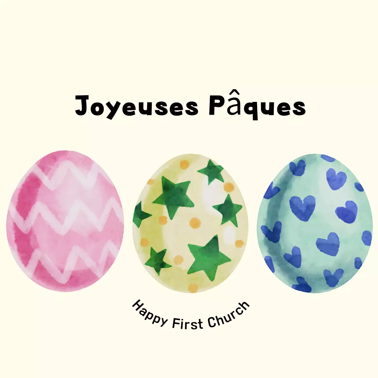 Festival de Pâques simple en ivoire