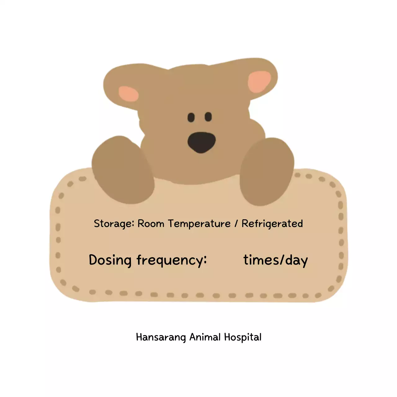 Cách bảo quản thú cưng màu be tại phòng khám thú y