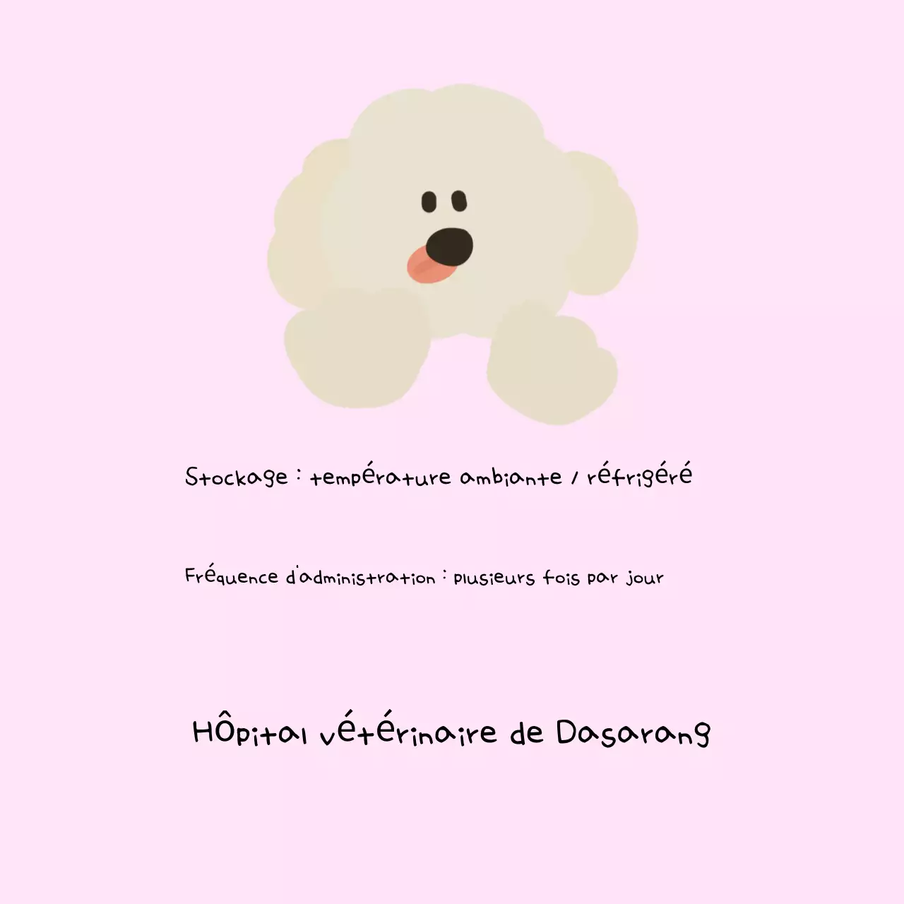 Guide de rangement pour bébé rose