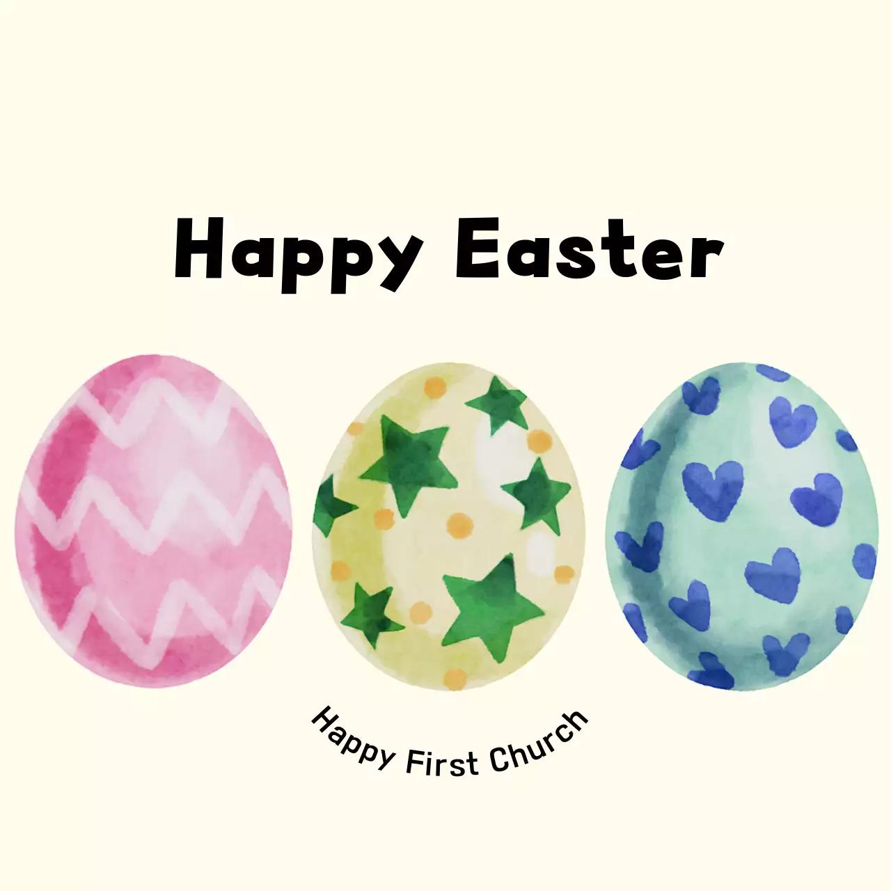 Ivory Simple Easter Festival