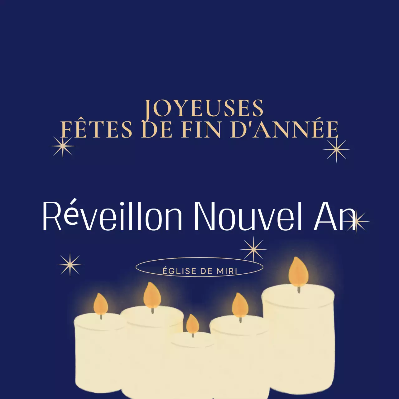 Guide du service du réveillon du Nouvel An Blue Classic