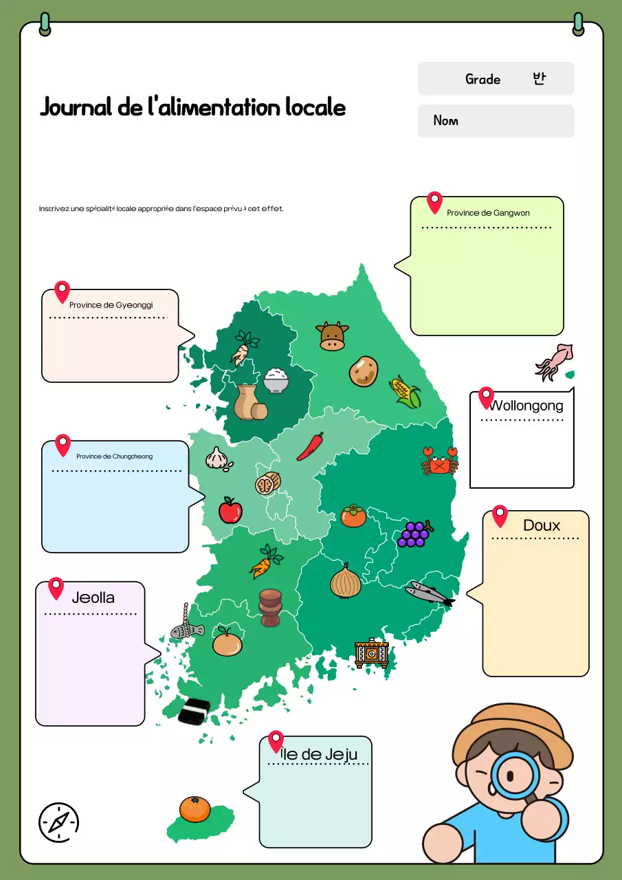 Matériel éducatif pour bébés verts