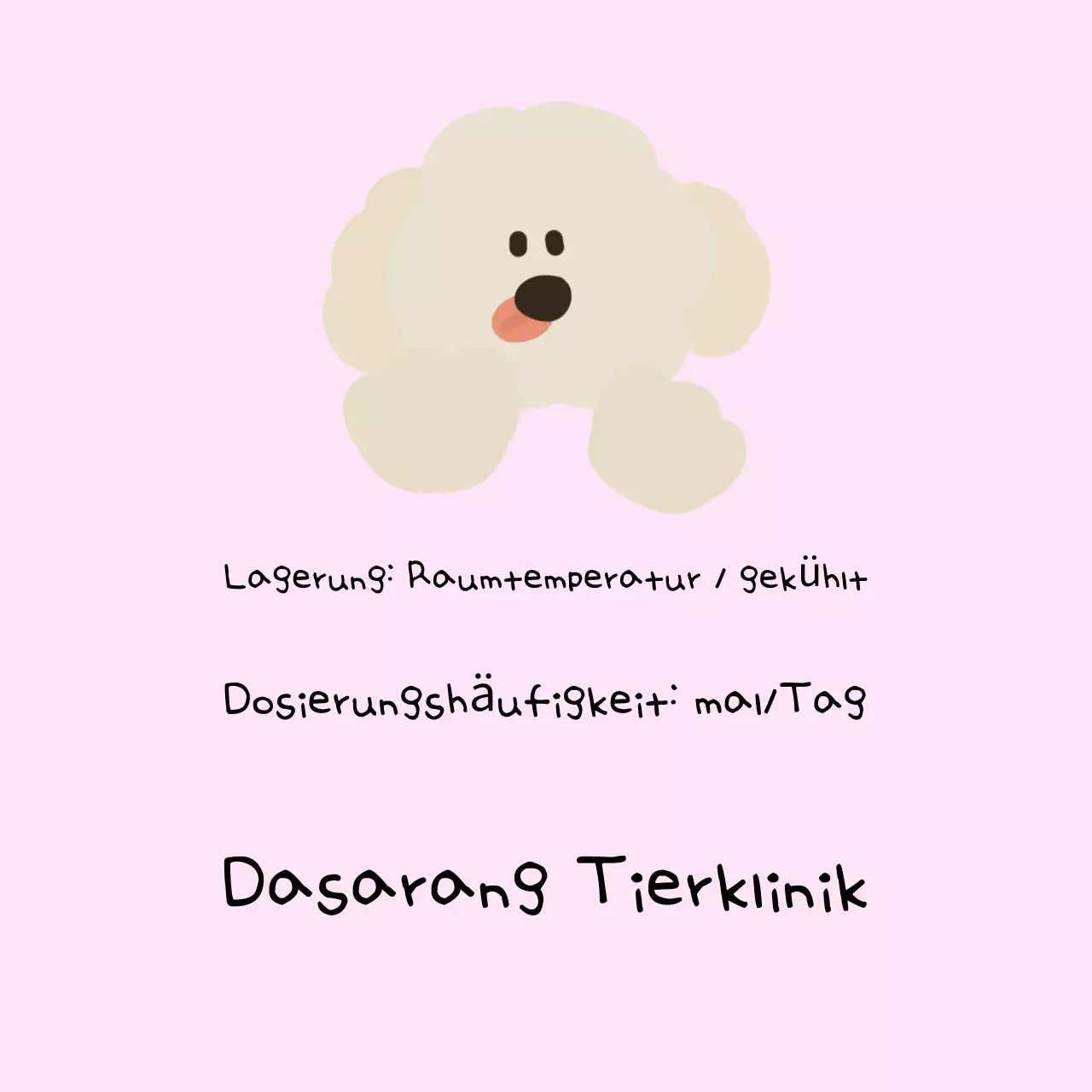 Pink Babys Aufbewahrungsanleitung