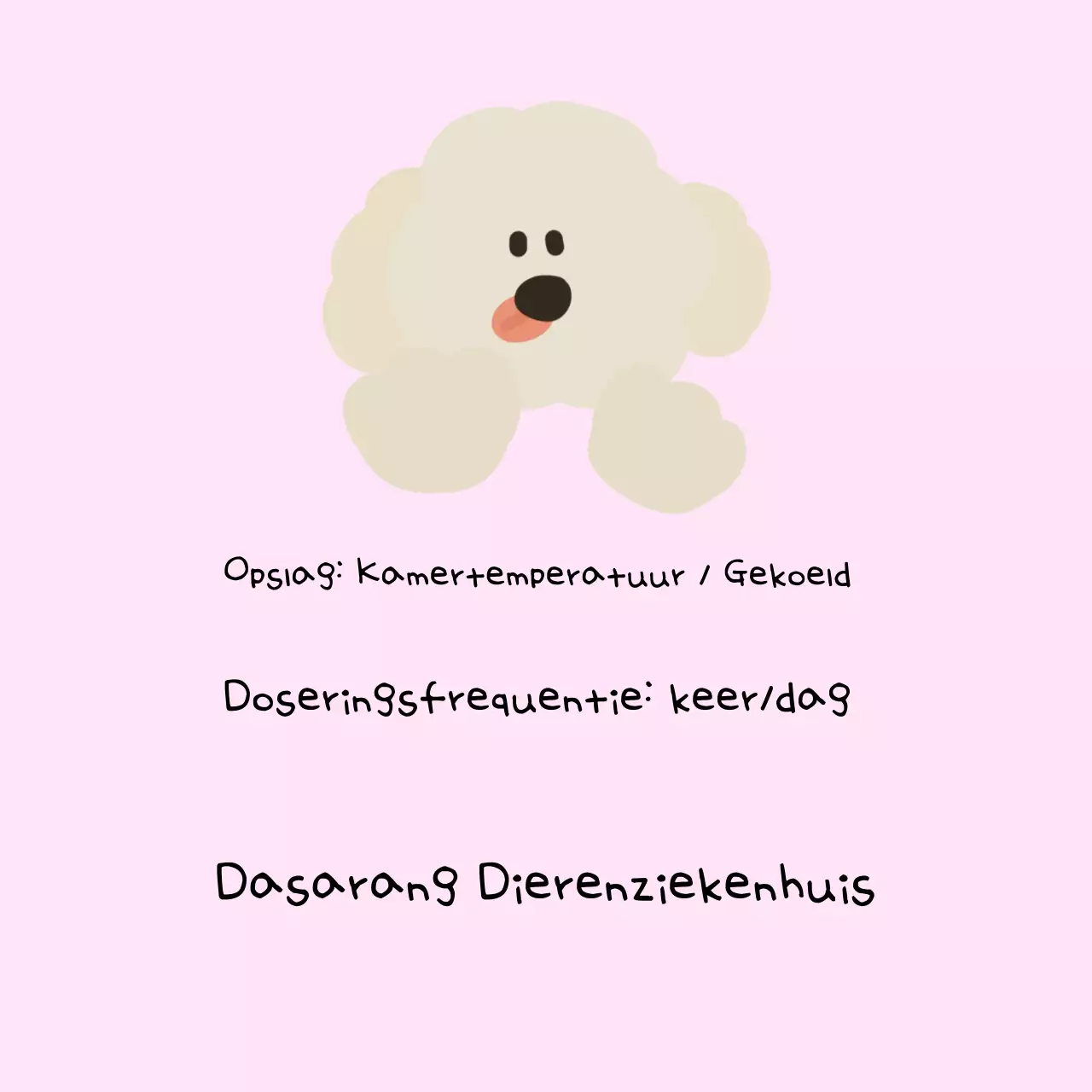 Opberggids voor roze baby's