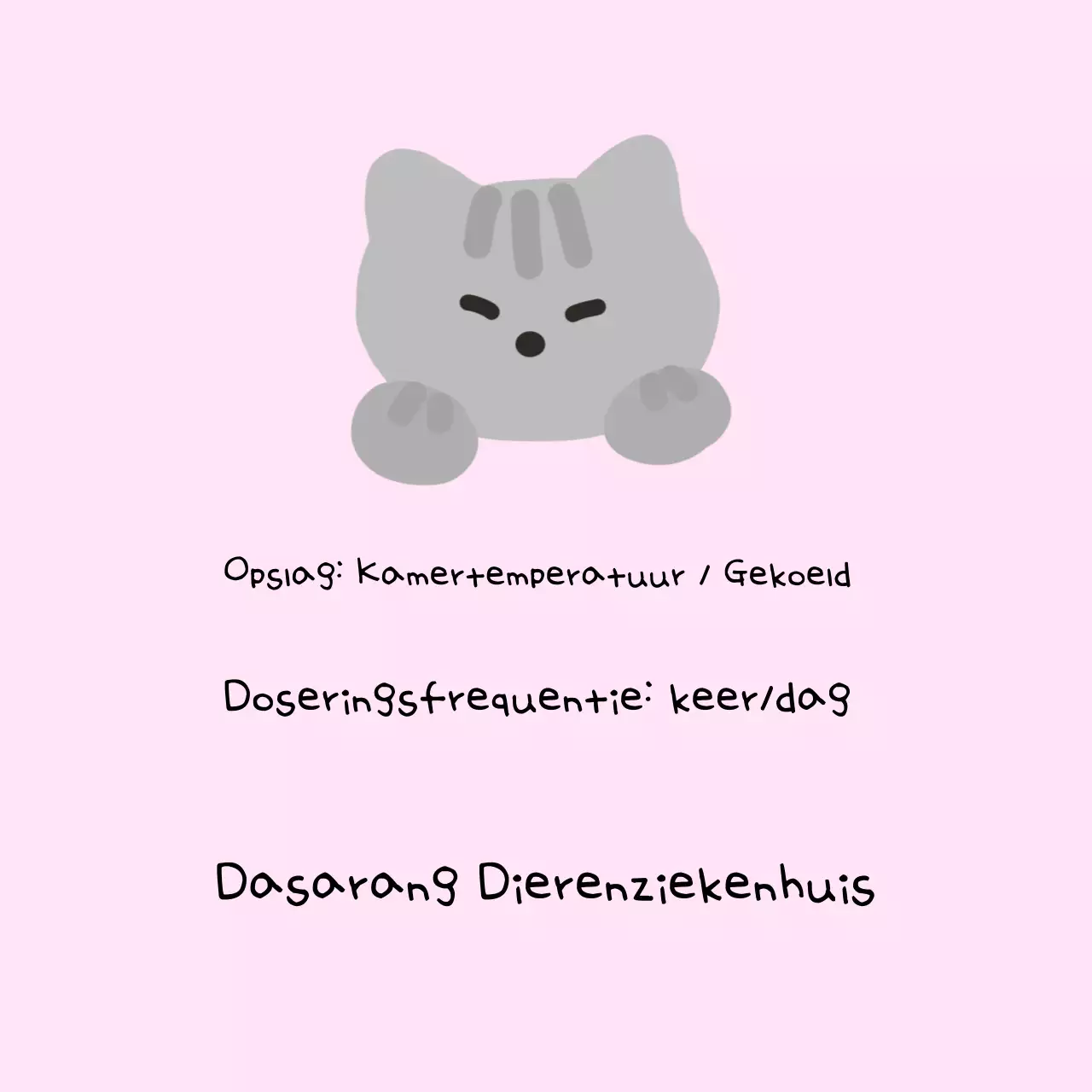 Opberggids voor roze baby's