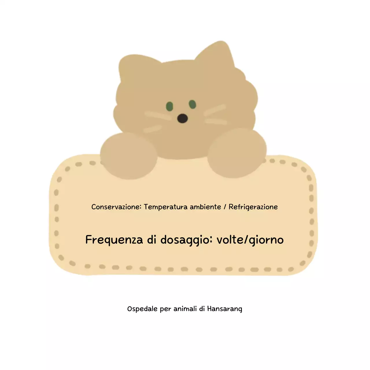 Come conservare il Beige Baby Veterinario Clinic
