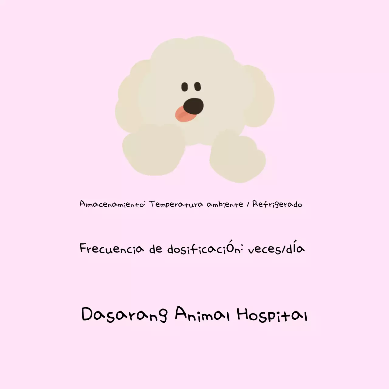 Guía de almacenamiento de Pink Baby