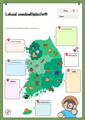 Educatief materiaal voor groene baby's