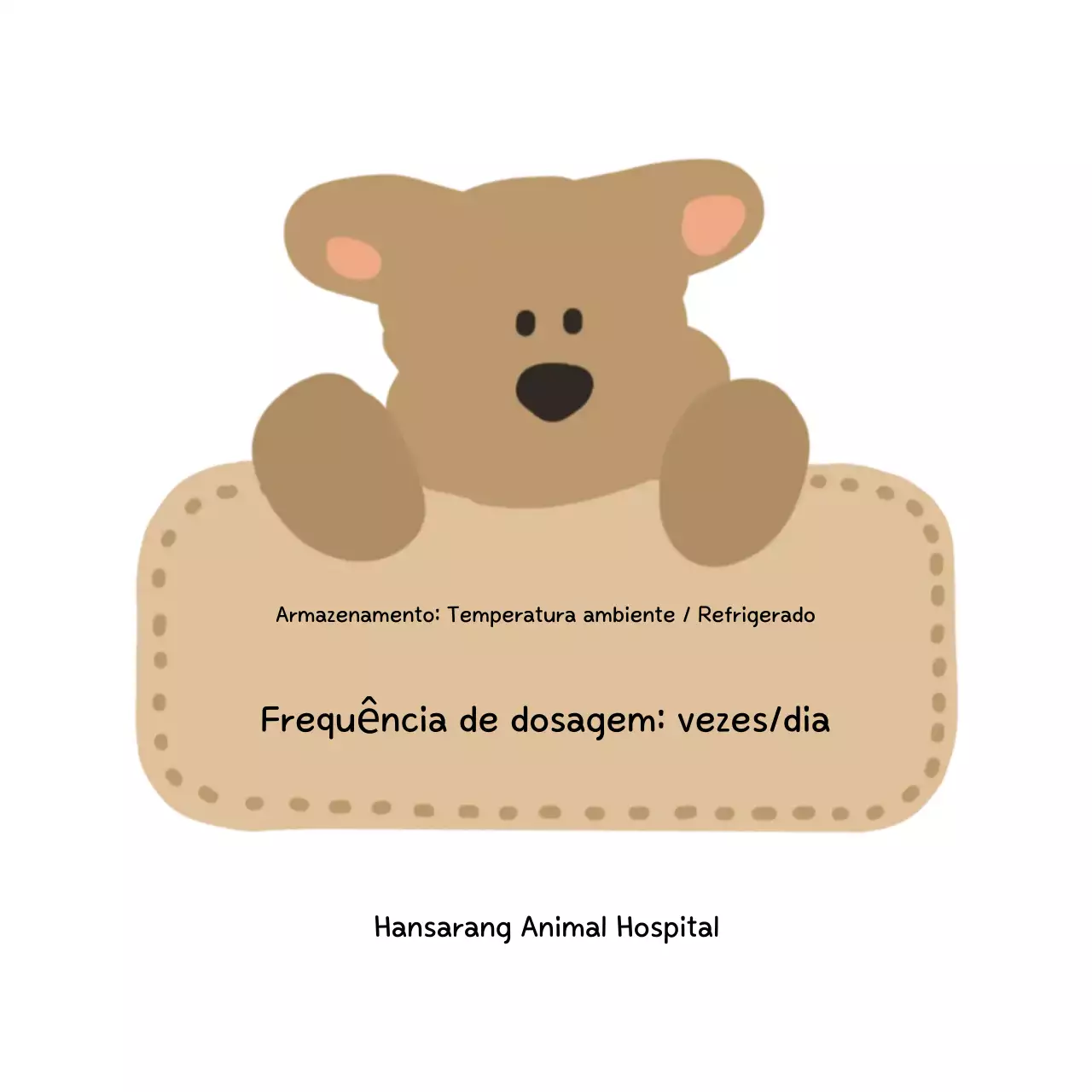 Como armazenar produtos veterinários para bebês bege