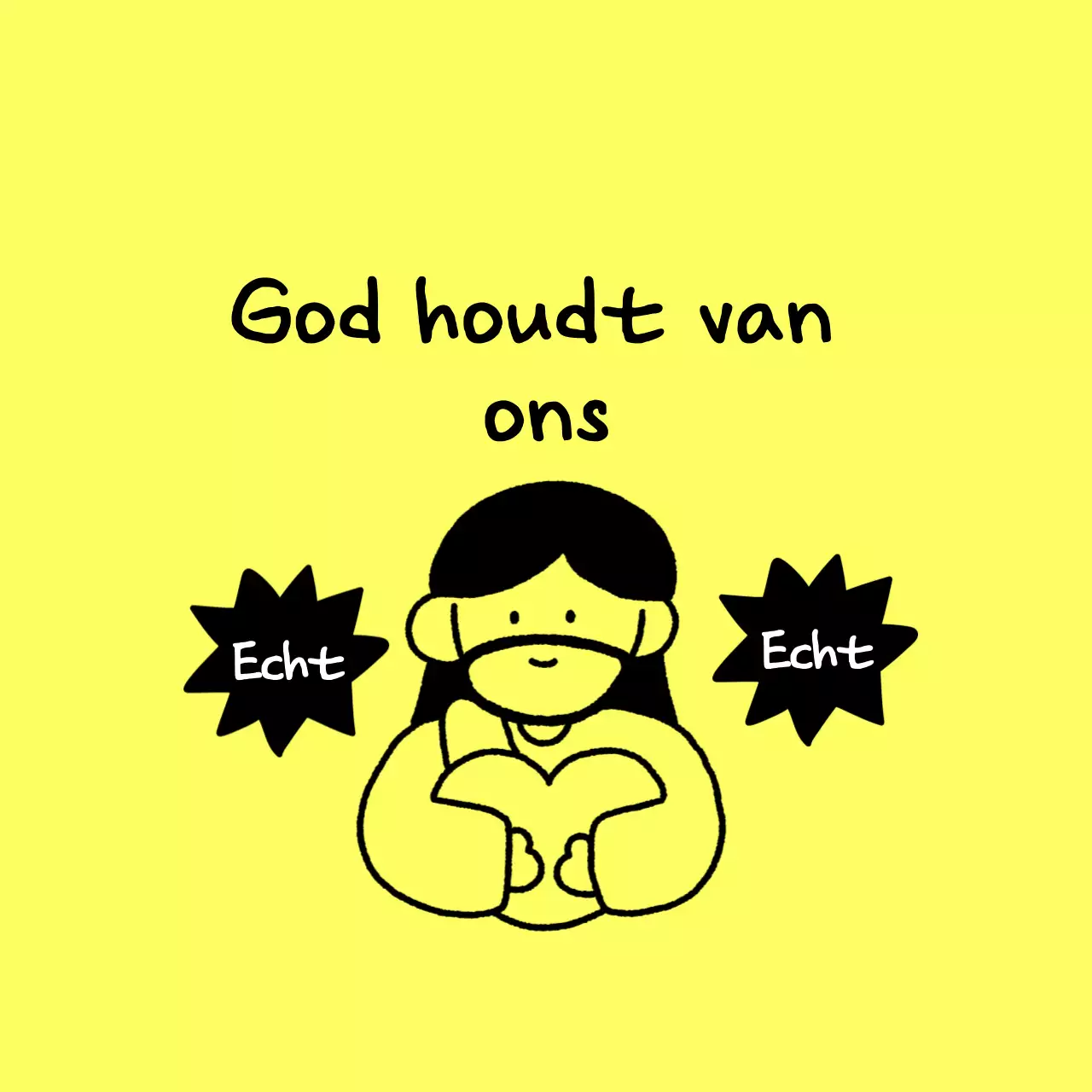 Zwart-witte eenvoudige religieuze zinnen